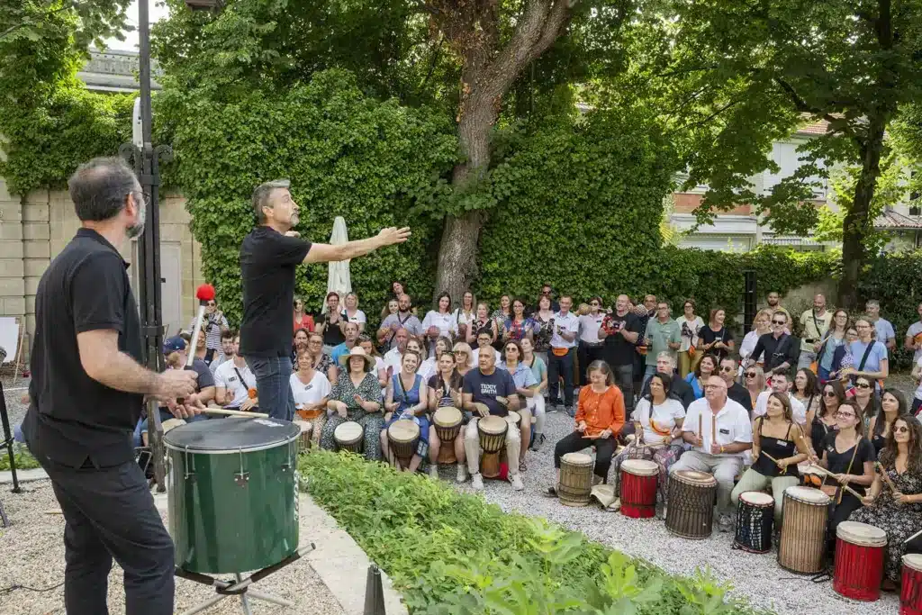 team building percussion fanka