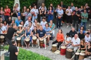 team building percussion fanka