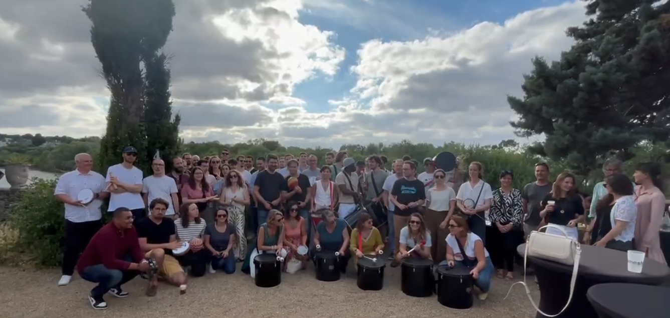 team building percussion fanka