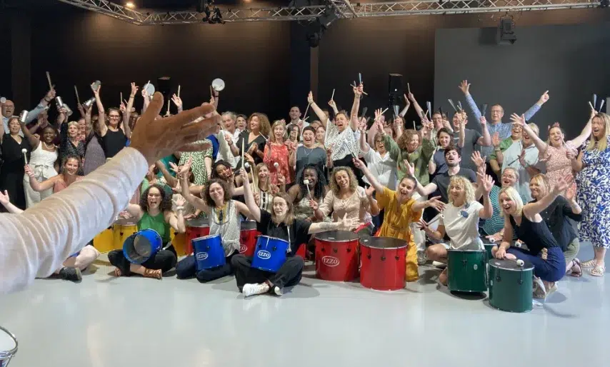 Exemple de team building percussion Fanka – Lille